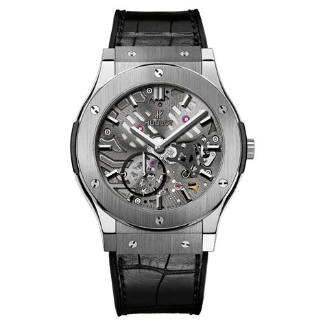 Hublot Men's Classic Fusion Ultra Thin Titanium 45mm Black 